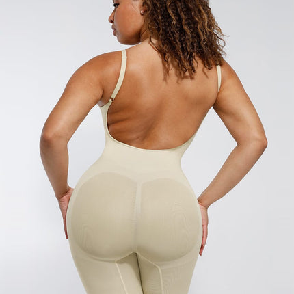 Wholesale Seamless Scultp Covered Open-Back Boxer With Covered Chest