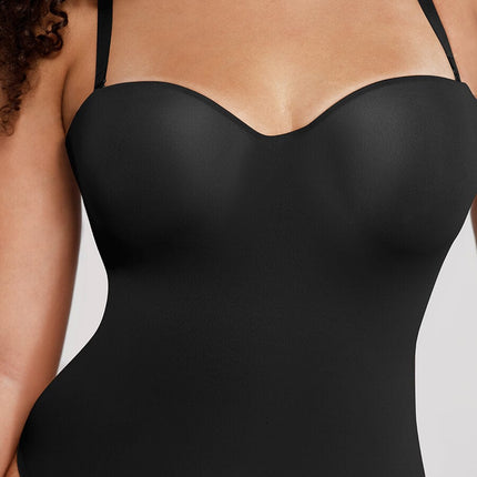 Wholesale One-Piece Underwire Strap Removable Waist And Abdomen Shaping Thong Bodysuit