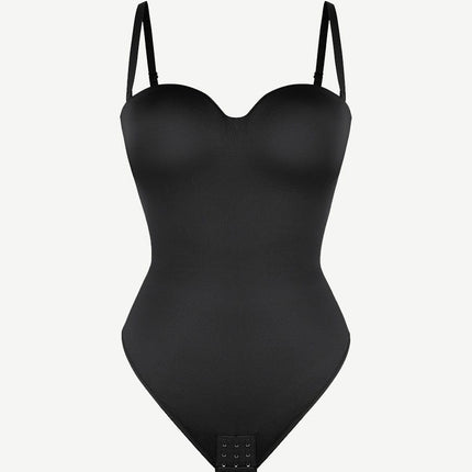 Wholesale One-Piece Underwire Strap Removable Waist And Abdomen Shaping Thong Bodysuit