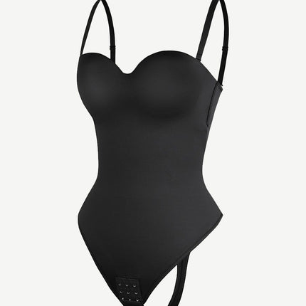 Wholesale One-Piece Underwire Strap Removable Waist And Abdomen Shaping Thong Bodysuit