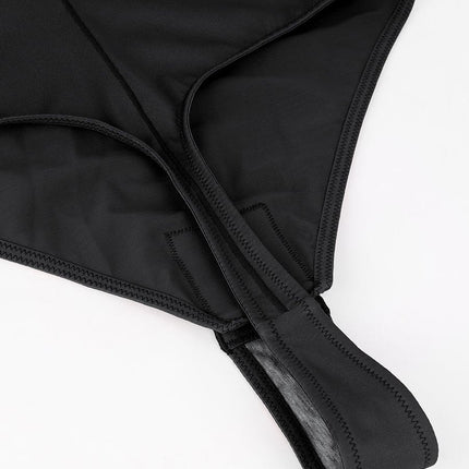 Wholesale One-Piece Underwire Strap Removable Waist And Abdomen Shaping Thong Bodysuit