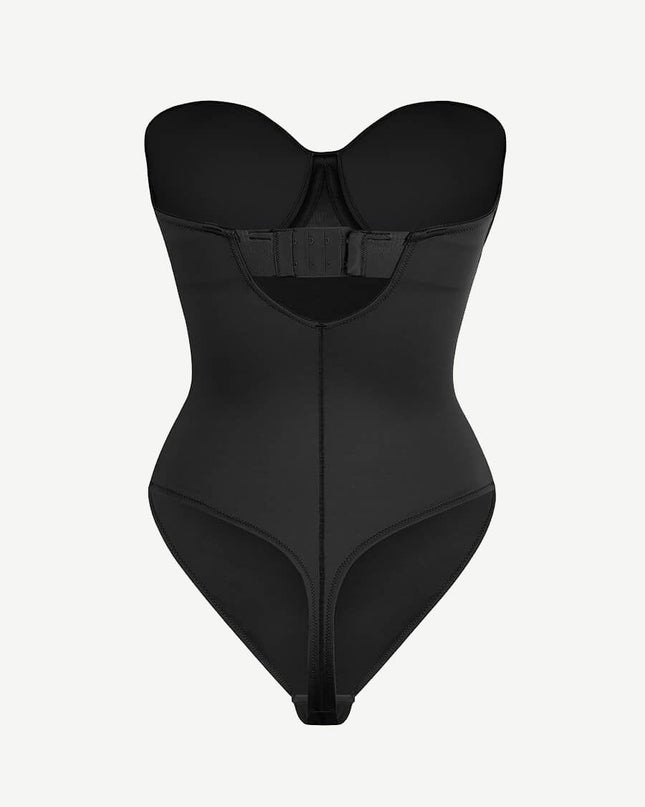 Wholesale One-Piece Underwire Strap Removable Waist And Abdomen Shaping Thong Bodysuit