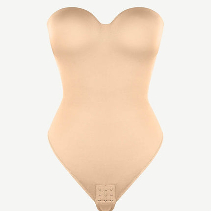 Wholesale One-Piece Underwire Strap Removable Waist And Abdomen Shaping Thong Bodysuit