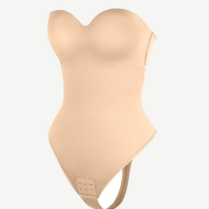 Wholesale One-Piece Underwire Strap Removable Waist And Abdomen Shaping Thong Bodysuit