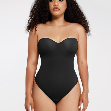 Wholesale One-Piece Underwire Strap Removable Waist And Abdomen Shaping Thong Bodysuit
