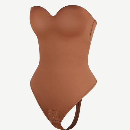 Wholesale One-Piece Underwire Strap Removable Waist And Abdomen Shaping Thong Bodysuit
