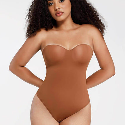 Wholesale One-Piece Underwire Strap Removable Waist And Abdomen Shaping Thong Bodysuit