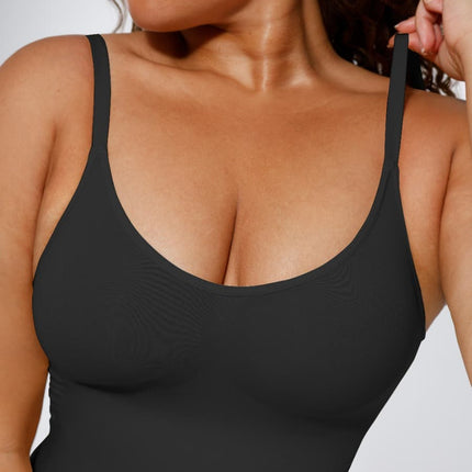 Wholesale Seamless Scultp Covered Open-Back Boxer With Covered Chest
