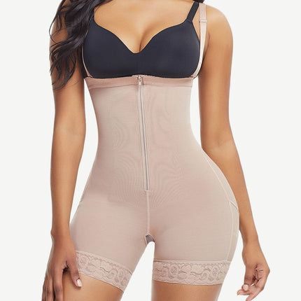Wholesale Big Size Full Body Shaper Post-surgical Buttock Lifter Detachable Straps