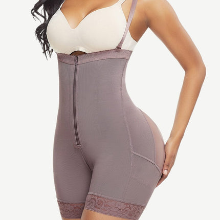 Wholesale Big Size Full Body Shaper Post-surgical Buttock Lifter Detachable Straps