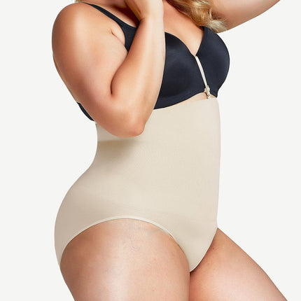 Wholesale High Elasticity Large Size Seamless Buckle Panty Shaper
