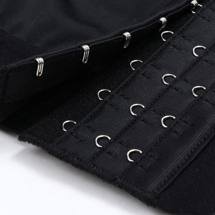 Wholesale Post-surgical Crop Shapewear 3-Row Hooks Plus Size Instantly Slims