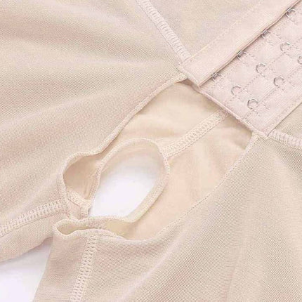 Wholesale Hook Open Crotch Three Hook Full Body Shaper Compression Garment