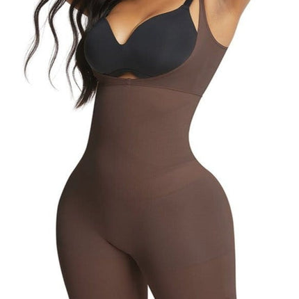 Wholesale Skin-Friendly Black Full Body Shaper Adjustable Straps Secret Slimming