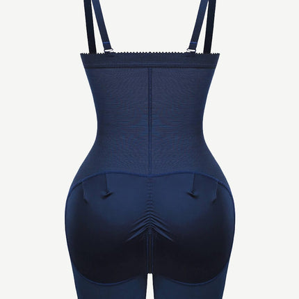 Wholesale Detachable Straps Post Surgery Full Body Shaper Zipper Abdominal Control