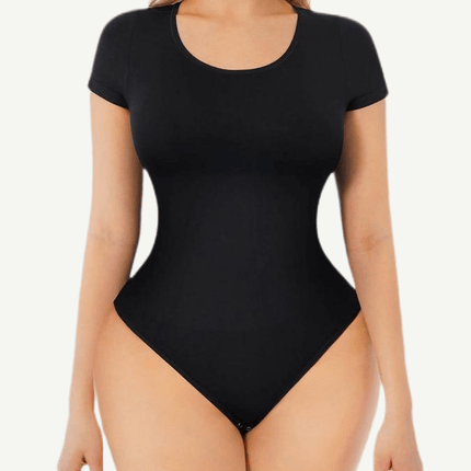 Wholesale Seamless One-Piece Short-Sleeved Thong Bodysuit