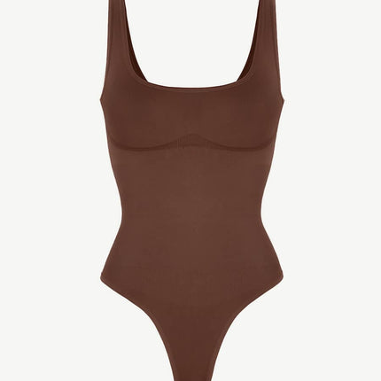 Wholesale Seamless Outerwear Belly Control Thong Bodysuit