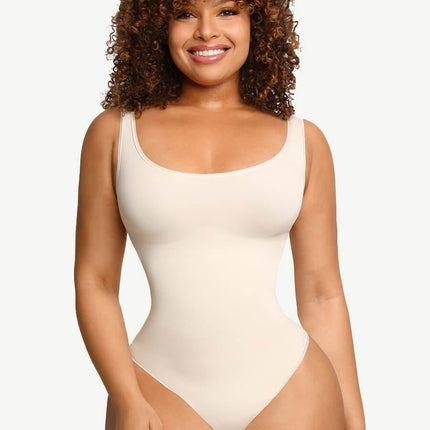 Wholesale Eco-friendly Seamless Outerwear Belly Control Thong Bodysuit