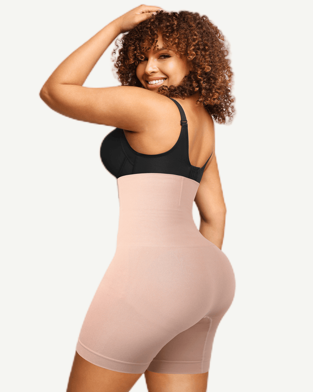 Wholesale Seamelss High-Waisted Mid-Thigh Short Tummy
