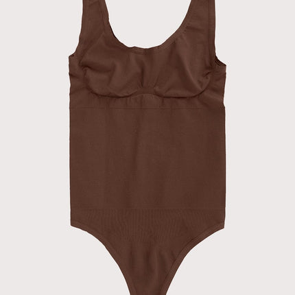 Wholesale?? Eco-friendly Seamless Outerwear Belly Control Thong Bodysuit