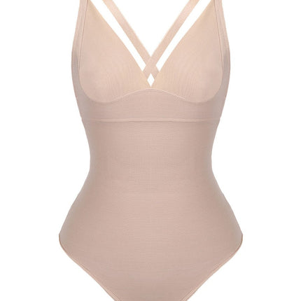 Wholesale Curve Creator Breathable Sexy Adjustable Strap Solid Color Full Body Shaper Shaperwear
