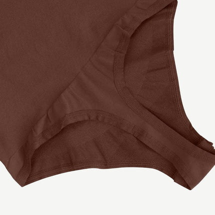 Wholesale ?? Eco-friendly Seamless Outer Crew Thong Bodysuit