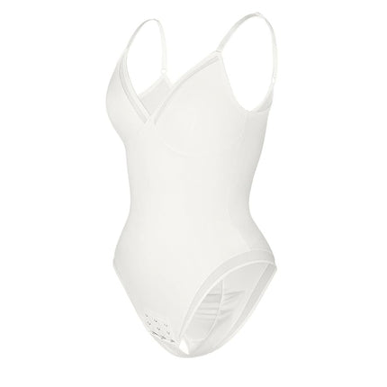 Wholesale Sexy Deep V-Neck Mesh Sheer Bodysuit