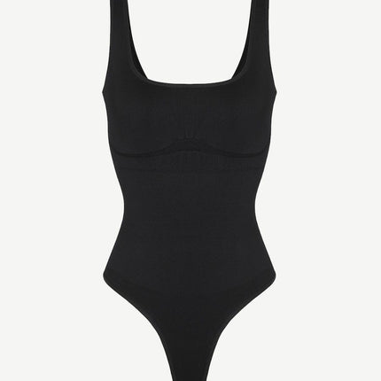 Wholesale?? Eco-friendly Seamless Outerwear Belly Control Thong Bodysuit