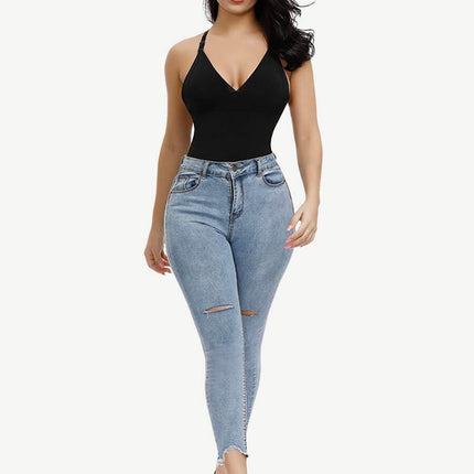 Wholesale Curve Creator Breathable Sexy Adjustable Strap Solid Color Full Body Shaper Shaperwear