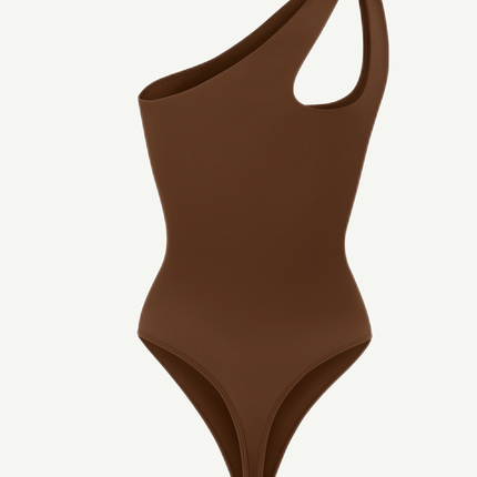 Wholesale One-shoulder Cut Out Shapewear Bodysuit