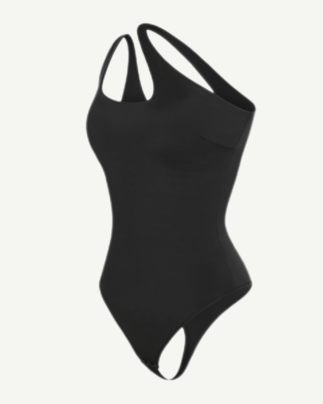 Wholesale One-shoulder Cut Out Shapewear Bodysuit