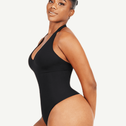 Wholesale Seamless Hanging Neck Bodysuit Shapewear