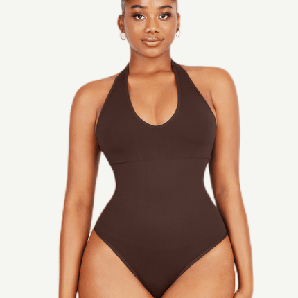 Wholesale Seamless Hanging Neck Bodysuit Shapewear