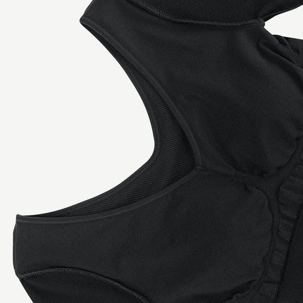 Wholesale Seamless V Neck Long Sleeve Waist Trimming Shaper Dress