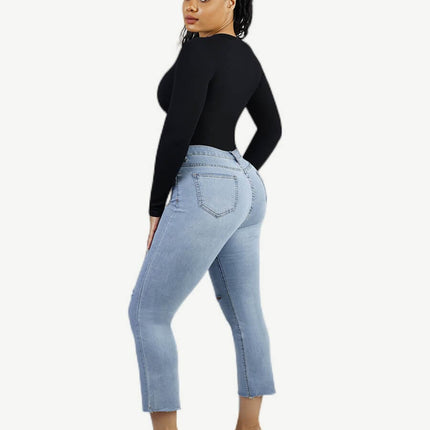 Wholesale Seamless Long Sleeve Outerwear Bodysuit