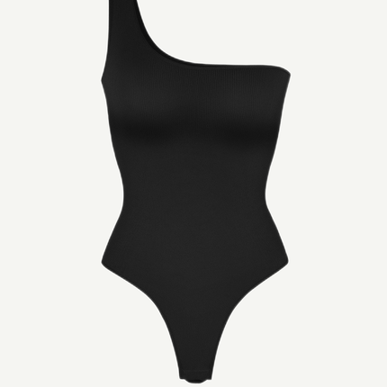 Wholesale One-Shoulder Waist Sculpting Tummy Control Seamless Body Bodysuit
