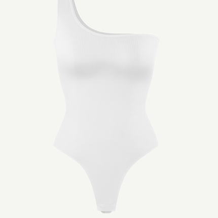 Wholesale One-Shoulder Waist Sculpting Tummy Control Seamless Body Bodysuit