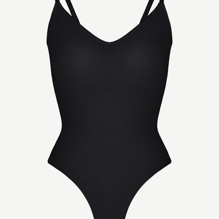 Wholesale Seamless Covered Bust Jumpsuit Thong Bodysuit