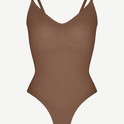 Wholesale Seamless Covered Bust Jumpsuit Thong Bodysuit