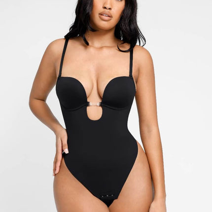 Wholesale One-piece Front Low-cut Beauty Back Wedding Thong Bodysuit