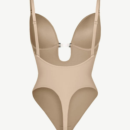 Wholesale One-piece Front Low-cut Beauty Back Wedding Thong Bodysuit