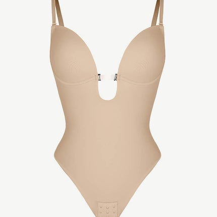 Wholesale One-piece Front Low-cut Beauty Back Wedding Thong Bodysuit