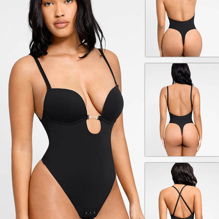Wholesale One-piece Front Low-cut Beauty Back Wedding Thong Bodysuit