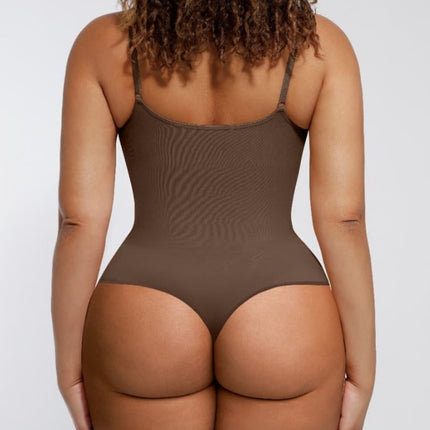 Wholesale Seamless Scultp Covered Bust Jumpsuit Thong Bodysuit