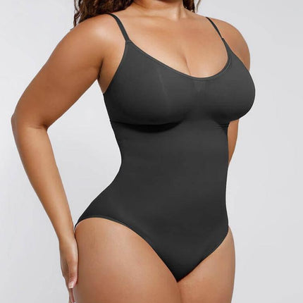 Wholesale Seamless Scultp Covered Bust Jumpsuit Thong Bodysuit