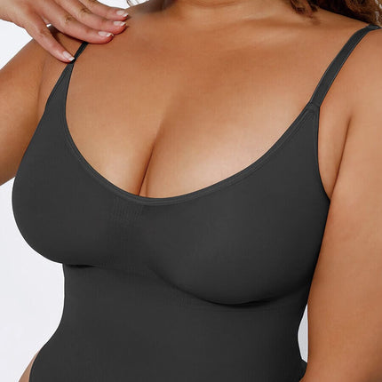 Wholesale Seamless Scultp Covered Bust Jumpsuit Thong Bodysuit