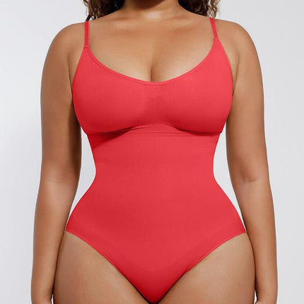 Wholesale Seamless Scultp Covered Bust Jumpsuit Thong Bodysuit