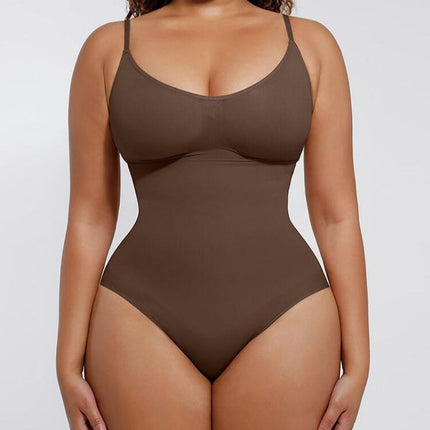 Wholesale Seamless Scultp Covered Bust Jumpsuit Thong Bodysuit