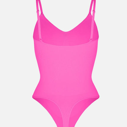 Wholesale Seamless Scultp Covered Bust Jumpsuit Thong Bodysuit
