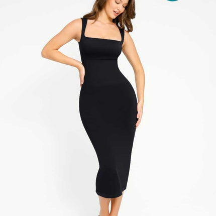 Wholesale?? Eco-friendly Seamless 360Â° Waist Control Spaghetti Strap Suspender Long Skirt